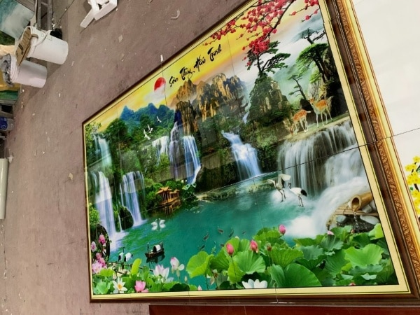 Tranh gạch 3d phong thủy